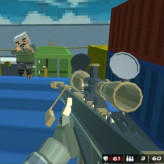 Shooting Blocky Combat Swat GunGame Survival